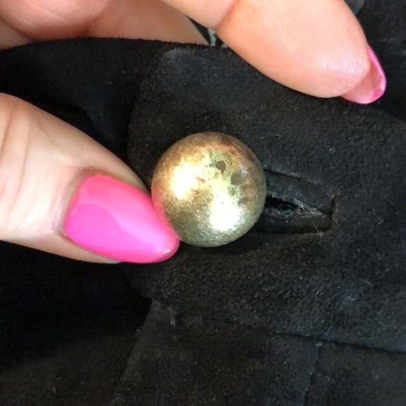 Cynthia Rowley Leather Suede Bermuda Shorts Capris Size 4 Dressy - Picture 10 of 10